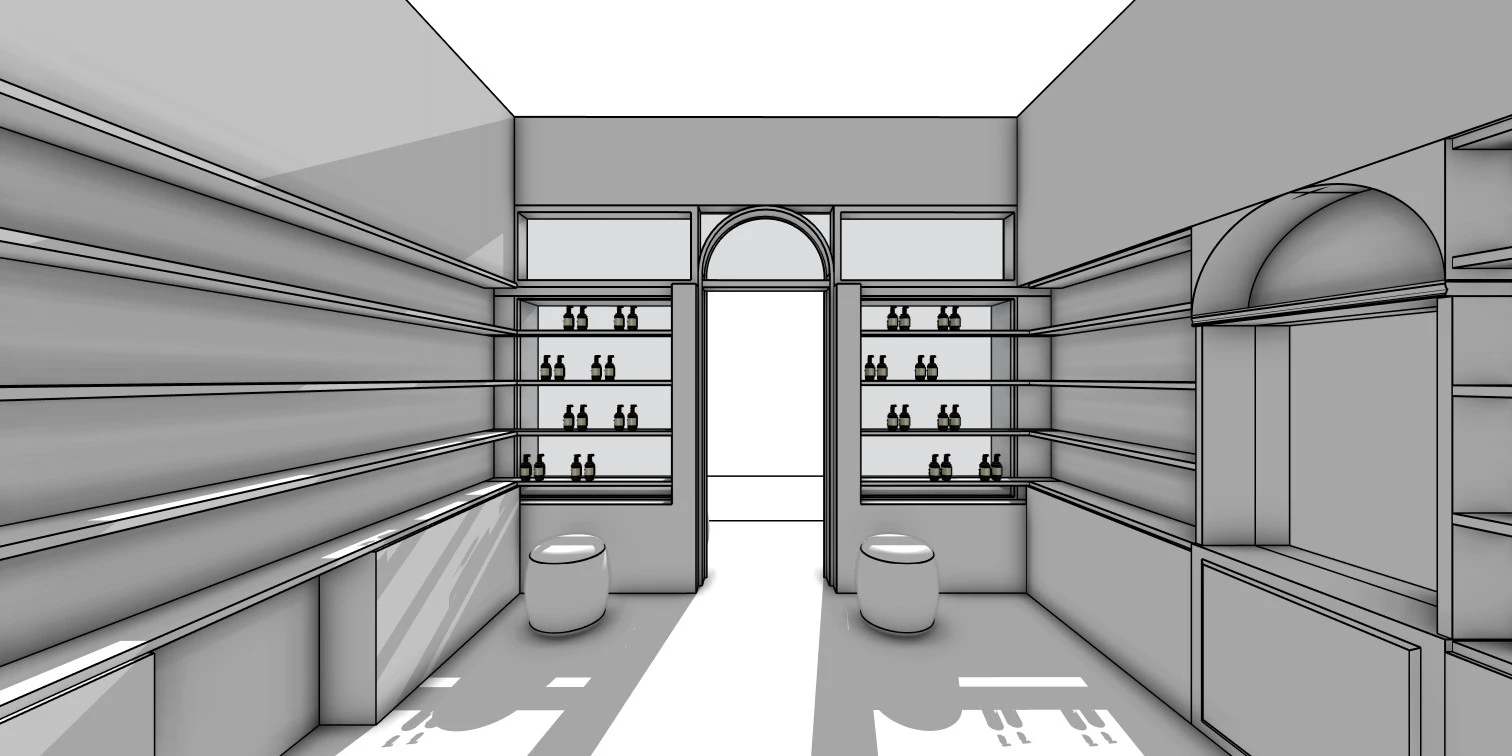 Early spatial volume study of the café