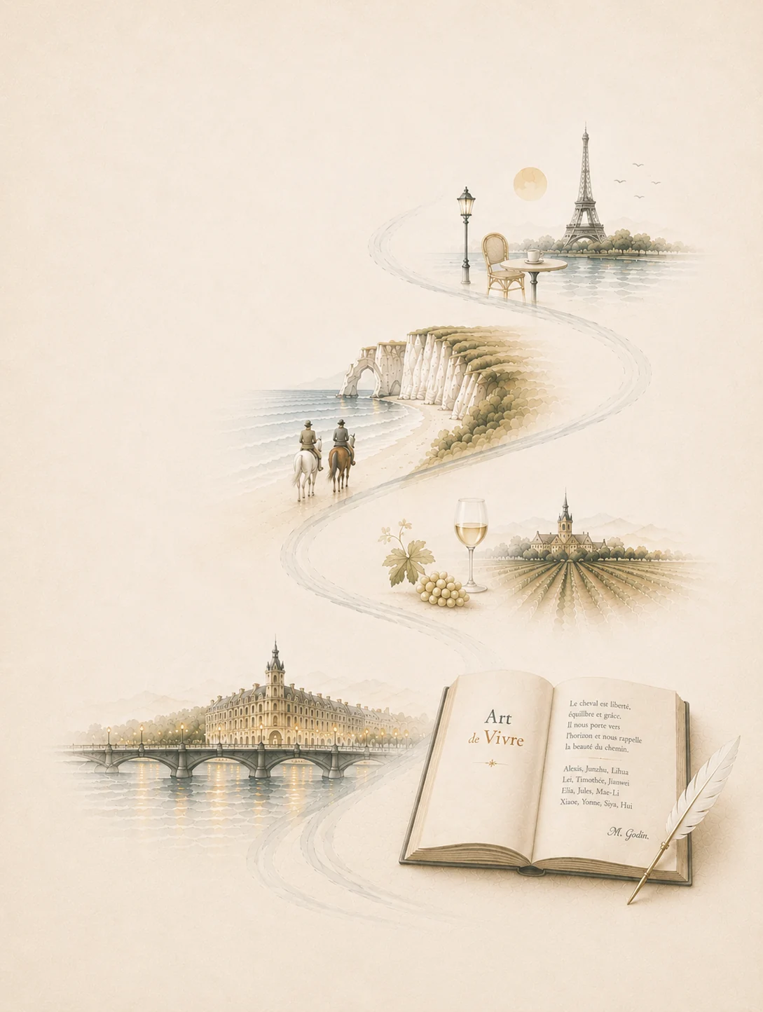 Early Invisible Line illustration research