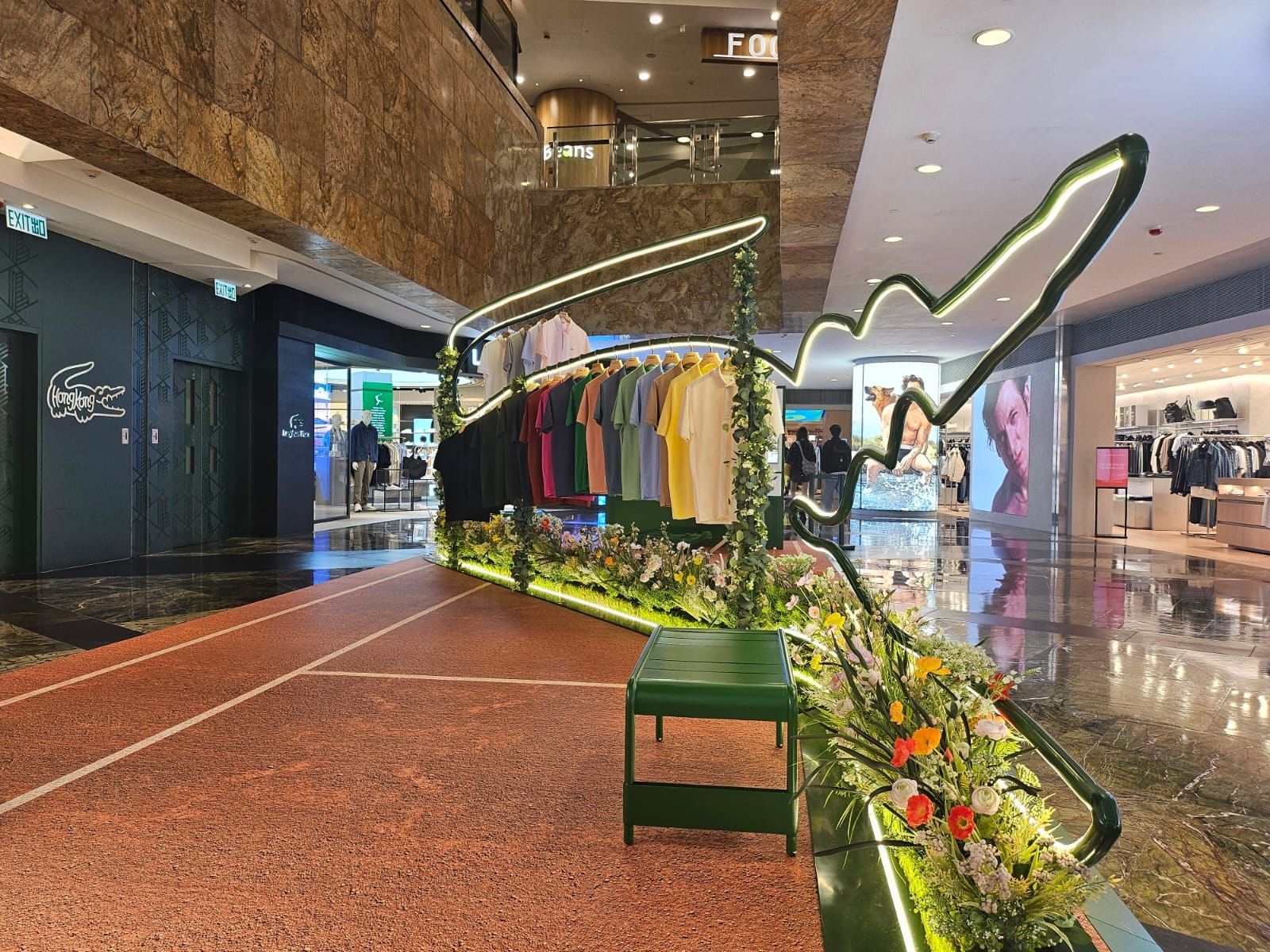 Lacoste completed installation