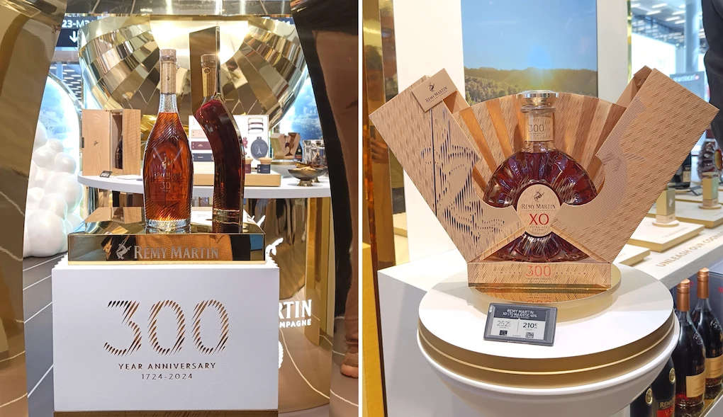 Rémy Martin product presentation details in Paris